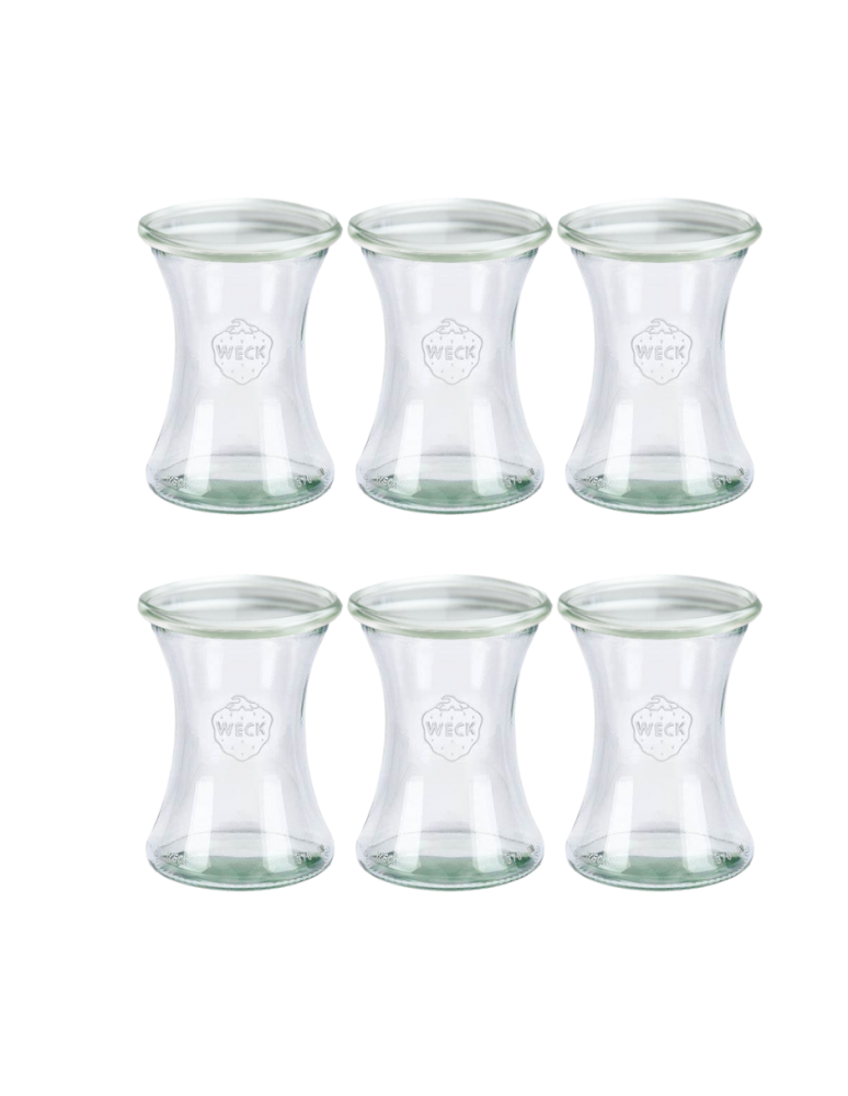 Słoiki weck - Słoiki Weck 370ml słoiki szklane ozdobne DELI na deserki pucharki 6szt - product b2b.wamar.biz 2