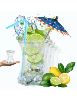 Słoiki Weck 370ml słoiki szklane ozdobne DELI na deserki pucharki 12szt