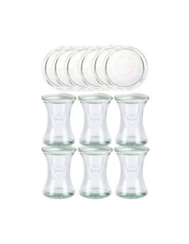 Słoiki Weck 370ml słoiki szklane ozdobne DELI przyprawy wieka szklane 6szt - produkt 2