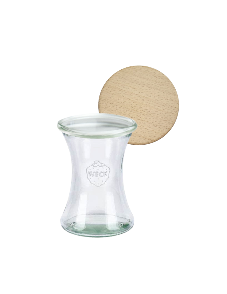 Słoiki weck - Słoik Weck 370ml na koktajl DELI żaroodporny drewniane wieko 1szt SOLIDNY - product b2b.wamar.biz 2