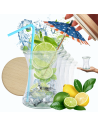 Słoiki Weck 370ml pucharek DELI żaroodporne drewniane wieka 12szt SOLIDNE