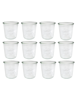 Słoiki Weck 580ml słoiki szklane ozdobne MOLD na przetwory mięso 12szt - product 2