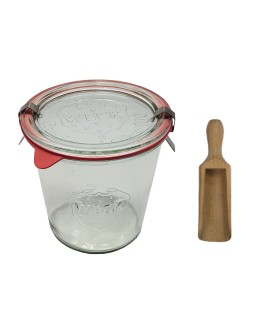 Słoik Weck 580ml przetwory MOLD żaroodporny miarka zapinki wieko gumka 1szt - product 2
