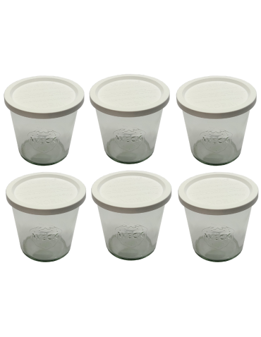 Słoiki Weck 580ml przetwory MOLD żaroodporne weki plastikowe wieka 6szt - product 2