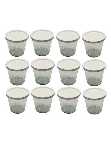 Słoiki Weck 580ml przetwory MOLD żaroodporne weki plastikowe wieka 12szt - product 2