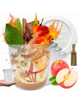 Słoiki Weck 580ml przetwory MOLD żaroodporne plastikowe wieka MIARKA 6szt