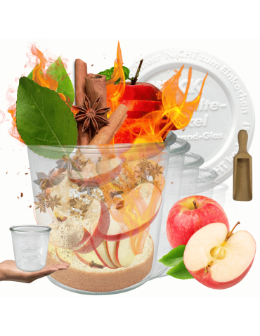 Słoiki Weck 580ml przetwory MOLD żaroodporne plastikowe wieka MIARKA 12szt