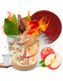 Słoiki Weck 580ml przetwory MOLD żaroodporne silikonowe wieka 6szt TRWAŁE