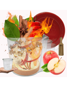 Słoiki Weck 580ml przetwory MOLD żaroodporne silikonowe wieko 12szt miarka