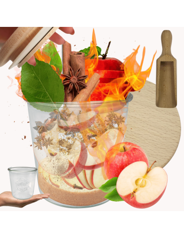 Słoik Weck 580ml na ciastka MOLD żaroodporny drewniane wieko 1szt miarka