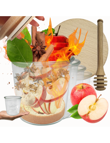 Słoiki Weck 580ml przetwory MOLD żaroodporne drewniane wieka 6szt nabierak