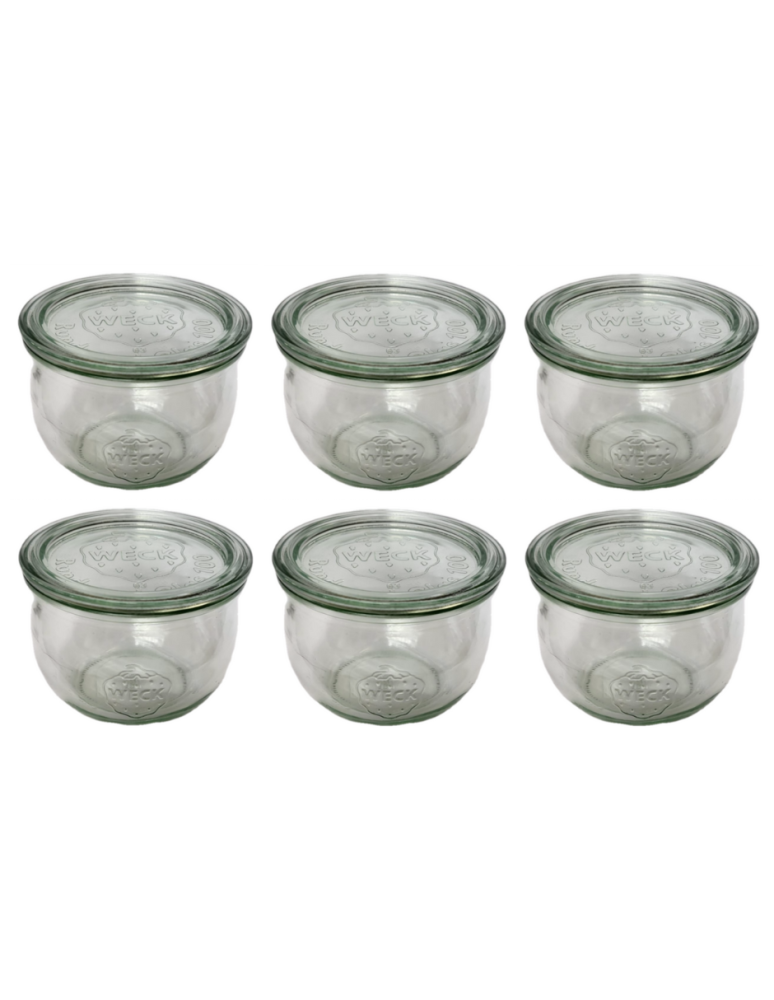 Słoiki weck - Słoiki Weck 580ml 0,5L szklane ozdobne TULIP przyprawy wieka szklane 6szt - product b2b.wamar.biz 2