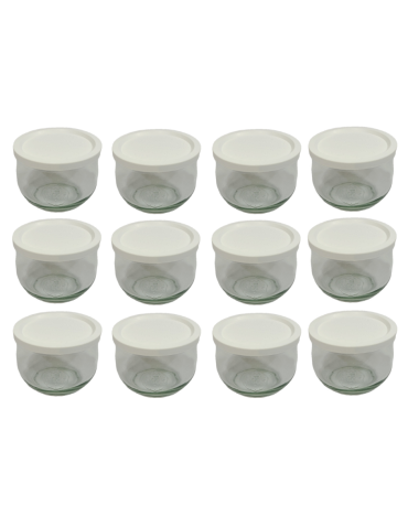 Słoiki Weck 580ml 0,5L słoik TULIP żaroodporne weki plastikowe wieka 12szt - product 2