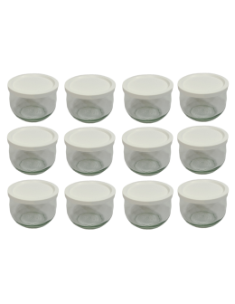 Słoiki Weck 580ml 0,5L słoik TULIP żaroodporne weki plastikowe wieka 12szt - product 2