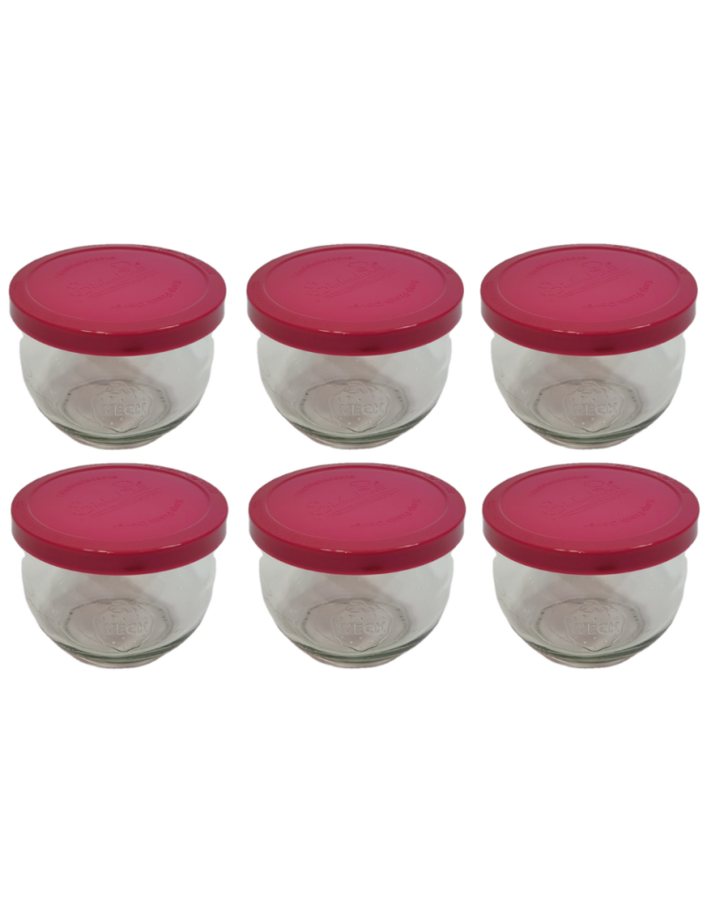 Słoiki weck - Słoiki Weck 580ml 0,5L przetwory TULIP żaroodporne silikonowe wieka 6szt - product b2b.wamar.biz 2