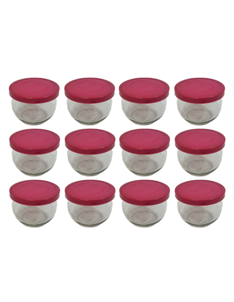 Słoiki weck - Słoiki Weck 580ml 0,5L przetwory TULIP żaroodporne silikonowe wieka 12szt - product b2b.wamar.biz 2