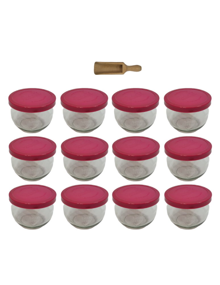 Słoiki weck - Słoiki Weck 580ml 0,5L przetwory TULIP słoik silikonowe wieko 12szt miarka - product b2b.wamar.biz 2