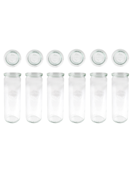 Słoiki Weck 600ml słoiki szklane pojemniki CYLINDER wieka szklane 6szt - product 2