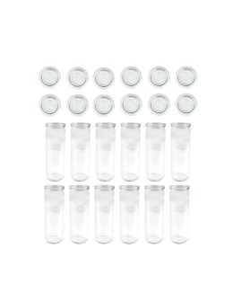 Słoiki Weck 600ml słoiki szklane pojemniki CYLINDER wieka szkło 12szt - product 2