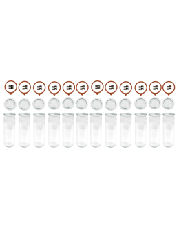 Słoiki Weck 600ml na makaron CYLINDER żaroodporne zapinki wieko gumka 12szt - product 2