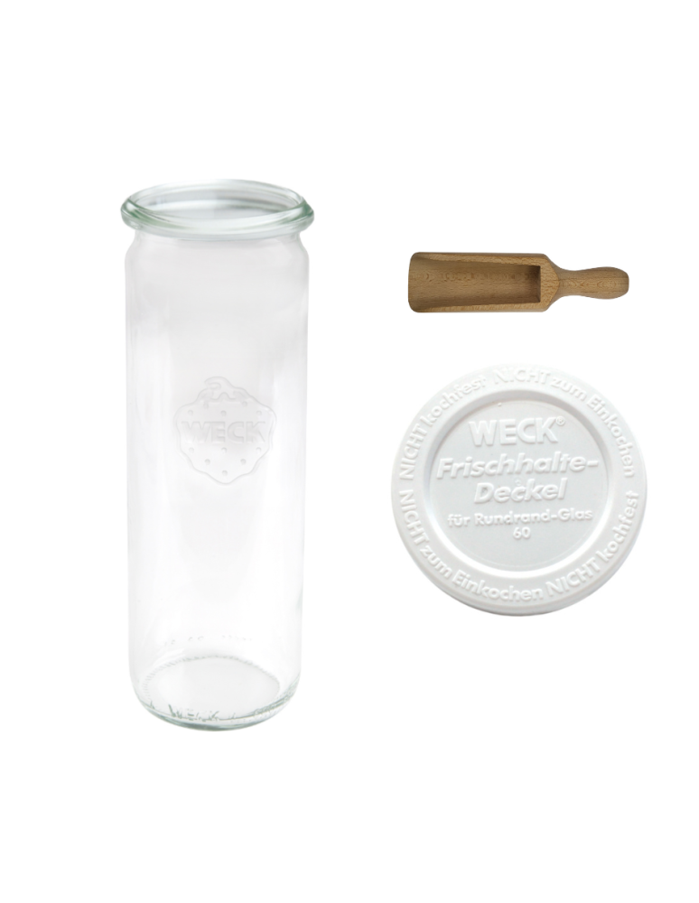 Słoiki weck - Słoik Weck 600ml na soki CYLINDER żaroodporny plastikowe wieko MIARKA 1szt - product b2b.wamar.biz 2