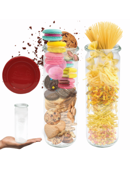 Słoik Weck 600ml na wypieki CYLINDER żaroodporny silikonowe wieko 1szt 0,6L