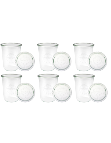 Słoiki Weck 850ml słoiki na ogórki pojemniki MOLD wieka 6szt do kiszenia - product 2