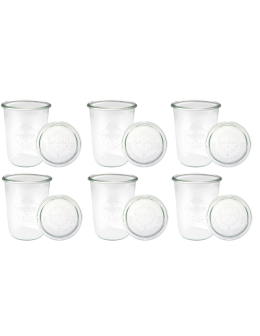 Słoiki Weck 850ml słoiki na ogórki pojemniki MOLD wieka 6szt do kiszenia - product 2