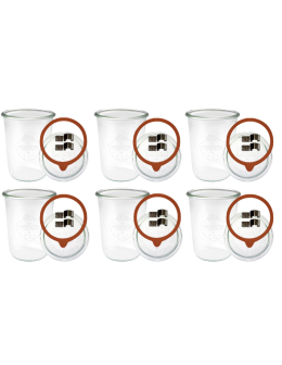 Słoiki Weck 850ml do ogórków MOLD kompletny zestaw 6szt na przetwory chleb - product 2