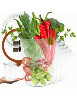 Słoiki Weck 850ml na ogórki MOLD zestaw 12szt KOMPLETNE przetwory