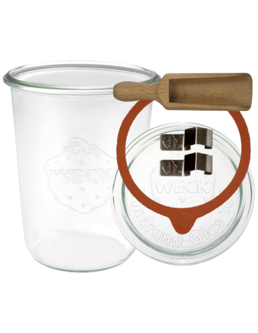 Słoik Weck 850ml do kiszenia MOLD żaroodporny miarka zapinki wieko gumka 1szt - product 2