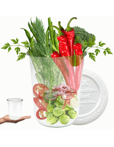 Słoik Weck 850ml MOLD żaroodporny plastikowe wieko 1szt na suche produkty