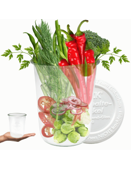 Słoik Weck 850ml MOLD żaroodporny plastikowe wieko 1szt na suche produkty