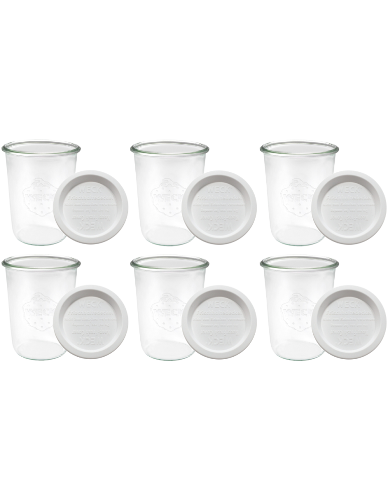 Słoiki weck - Słoiki Weck 850ml do kiszenia MOLD żaroodporne weki plastikowe wieka 6szt - product b2b.wamar.biz 2