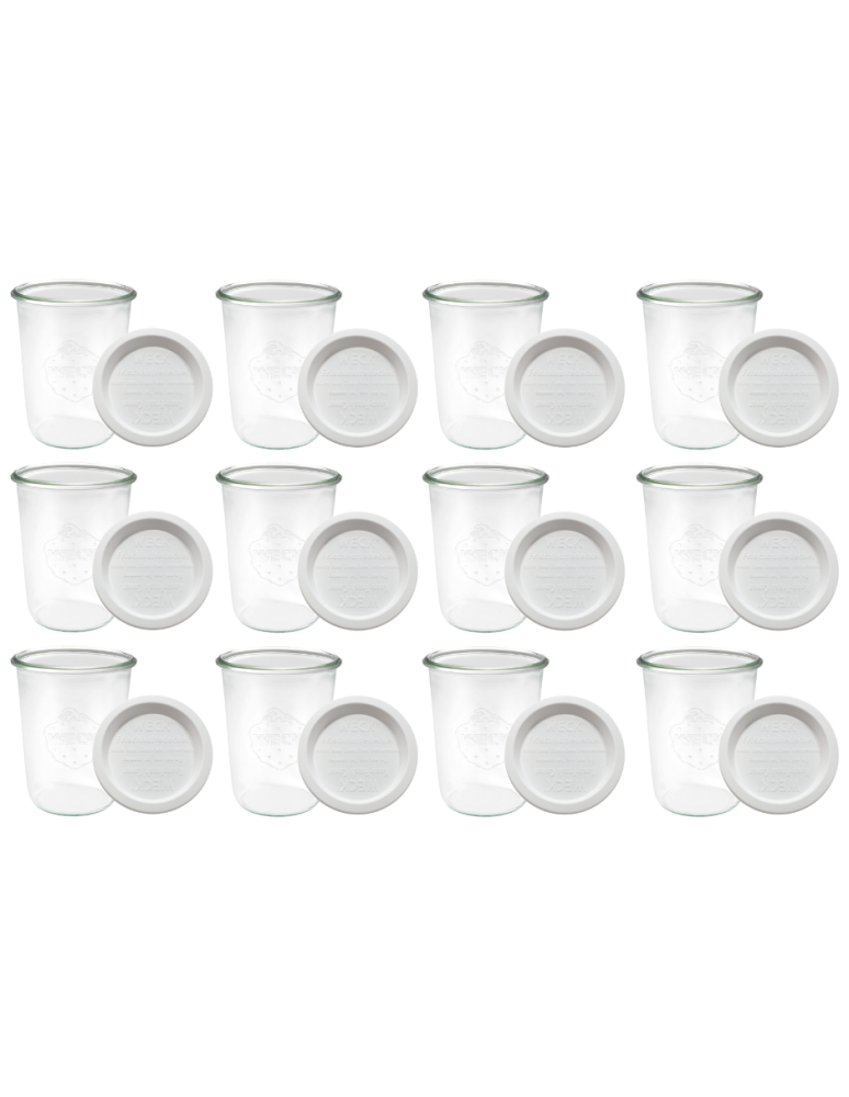 Słoiki weck - Słoiki Weck 850ml do kiszenia MOLD żaroodporne weki plastikowe wieka 12szt - product b2b.wamar.biz 2