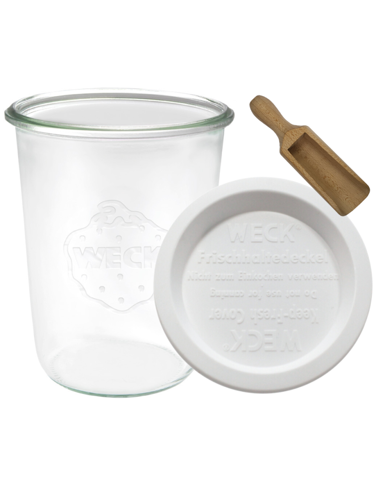 Słoiki weck - Słoik Weck 850ml MOLD plastikowe wieko MIARKA 1szt suche produkty - product b2b.wamar.biz 2