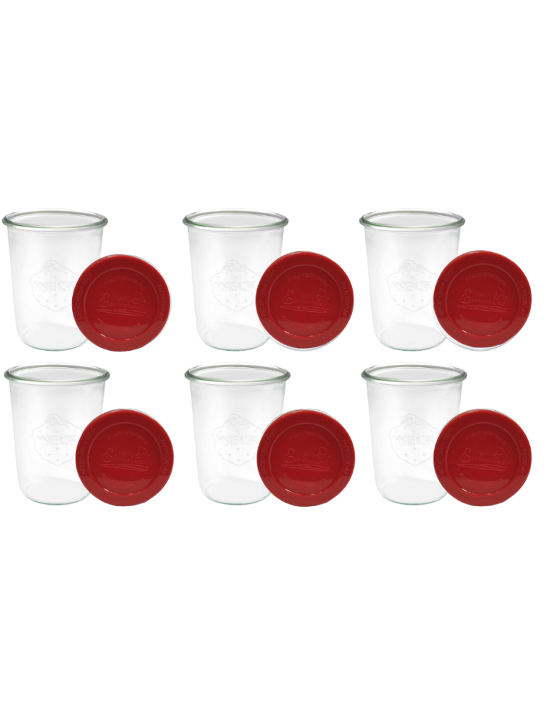 Słoiki weck - Słoiki Weck 850ml MOLD silikonowe wieka 6szt do płynnych produktów - product b2b.wamar.biz 2