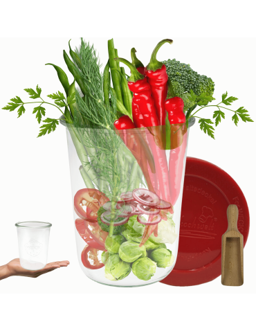 Słoik Weck 850ml do płynów MOLD silikonowe wieko 1szt miarka NIE CIEKNIE