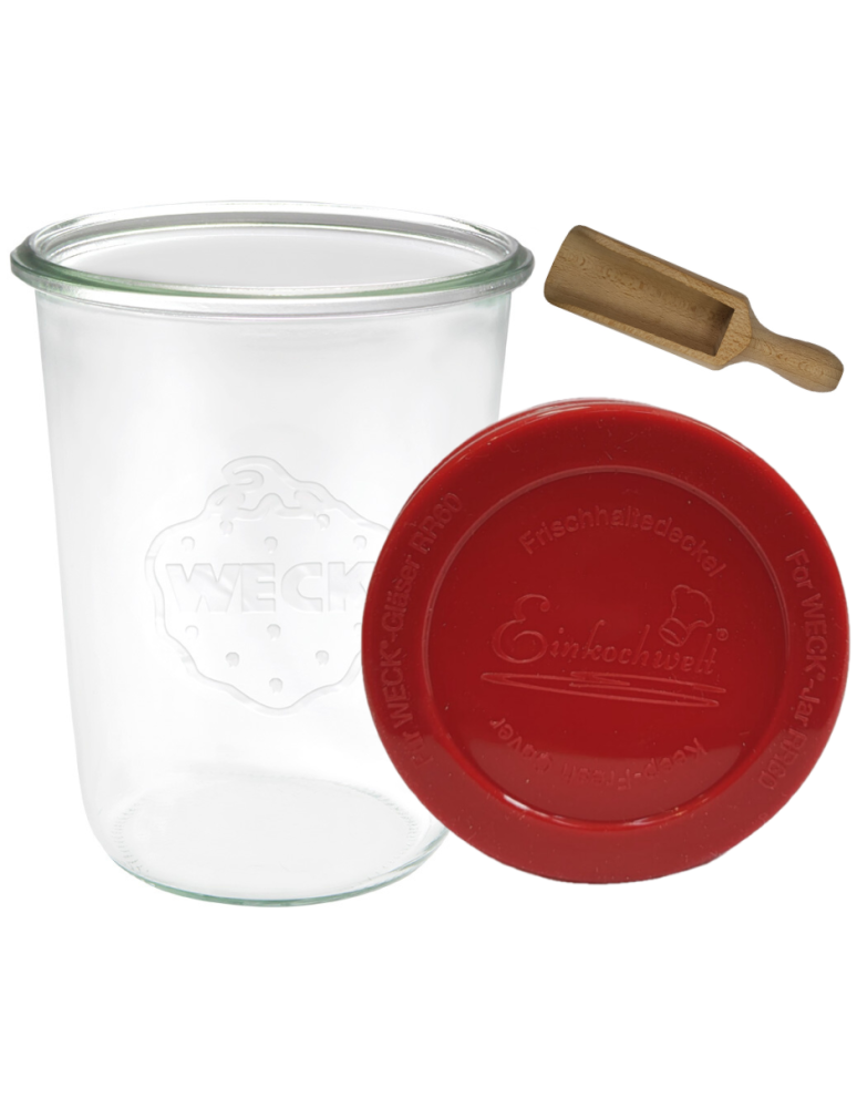 Słoiki weck - Słoik Weck 850ml do płynów MOLD silikonowe wieko 1szt miarka NIE CIEKNIE - product b2b.wamar.biz 2