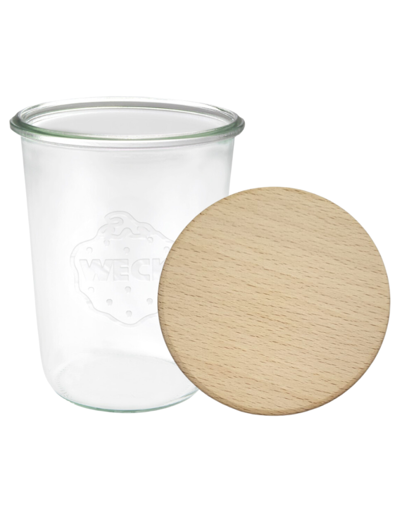 Słoiki weck - Słoik Weck 850ml na cukierki MOLD do miodu drewniane wieko 1szt SOLIDNY - product b2b.wamar.biz 2