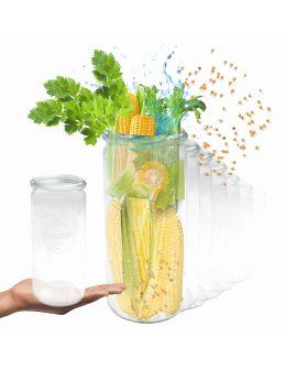 Słoiki Weck 1l słoiki szklane pojemniki CYLINDER 1040ml 6szt 1040ML