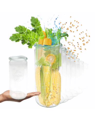 Słoiki Weck 1l słoiki szklane pojemniki CYLINDER 1040ml 12szt 1040ML