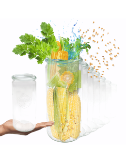 Słoiki Weck 1l słoiki szklane pojemniki CYLINDER 1040ml 12szt 1040ML