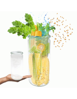 Słoik Weck 1l słoik 1040ml pojemnik CYLINDER słoik 1040ml 1szt 1040