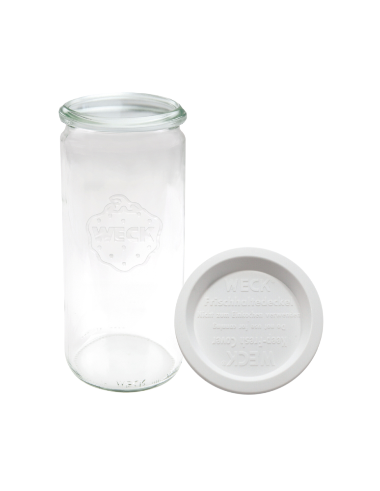 Słoiki weck - Słoik Weck 1l CYLINDER plastikowe wieko 1szt do kaszy ryżu kawy 1040ml  - product b2b.wamar.biz 2