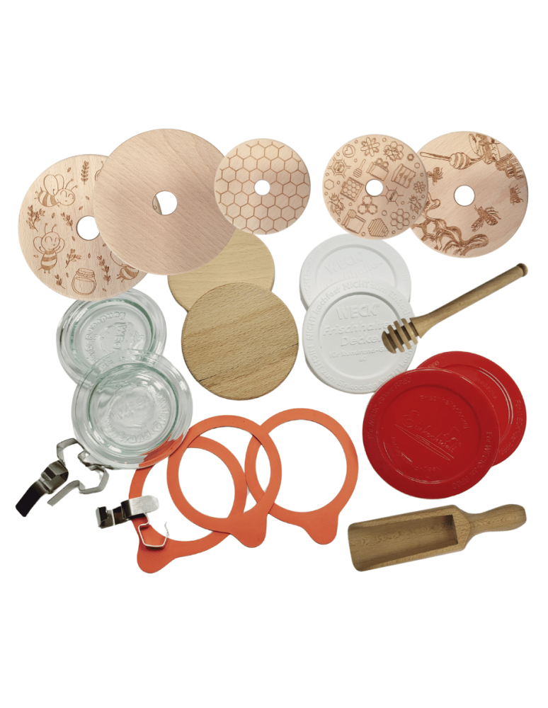 Słoiki weck - Słoiki Weck 1l 1040ml CYLINDER szczelne drewniane wieka 12szt nabierak - product b2b.wamar.biz 6