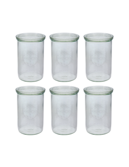 Słoiki Weck 1l słoiki szklane pojemniki MOLD wieka szklane 6szt 1050 - product 2