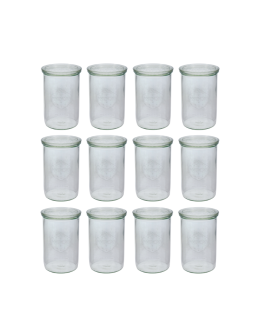 Słoiki Weck 1l słoiki szklane pojemniki MOLD wieka szkło 12szt 1050 - product 2