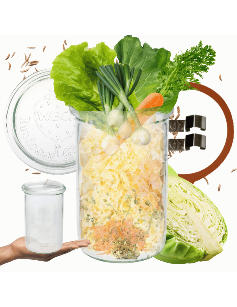 Słoiki weck - Słoik Weck 1050ml 1l do chleba MOLD żaroodporny zapinki wieko gumka 1szt - product b2b.wamar.biz 1