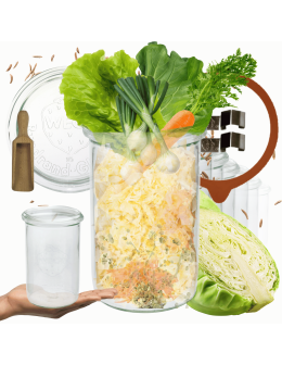 Słoiki Weck 1050 1l na sok MOLD żaroodporne miara spinki wieko gumka 12szt